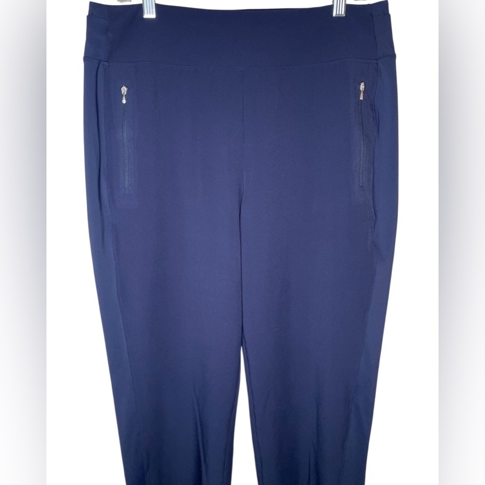 Athleta Fairway High Rise Golf Pants Women's Size 16T in Navy Blue Retail $129 - Picture 5 of 13